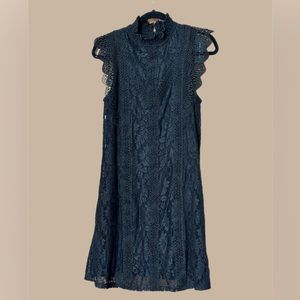 Black mock neck lace dress size S brand new never worn with tags